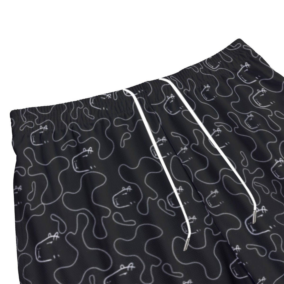 Black and White Capy Shorts