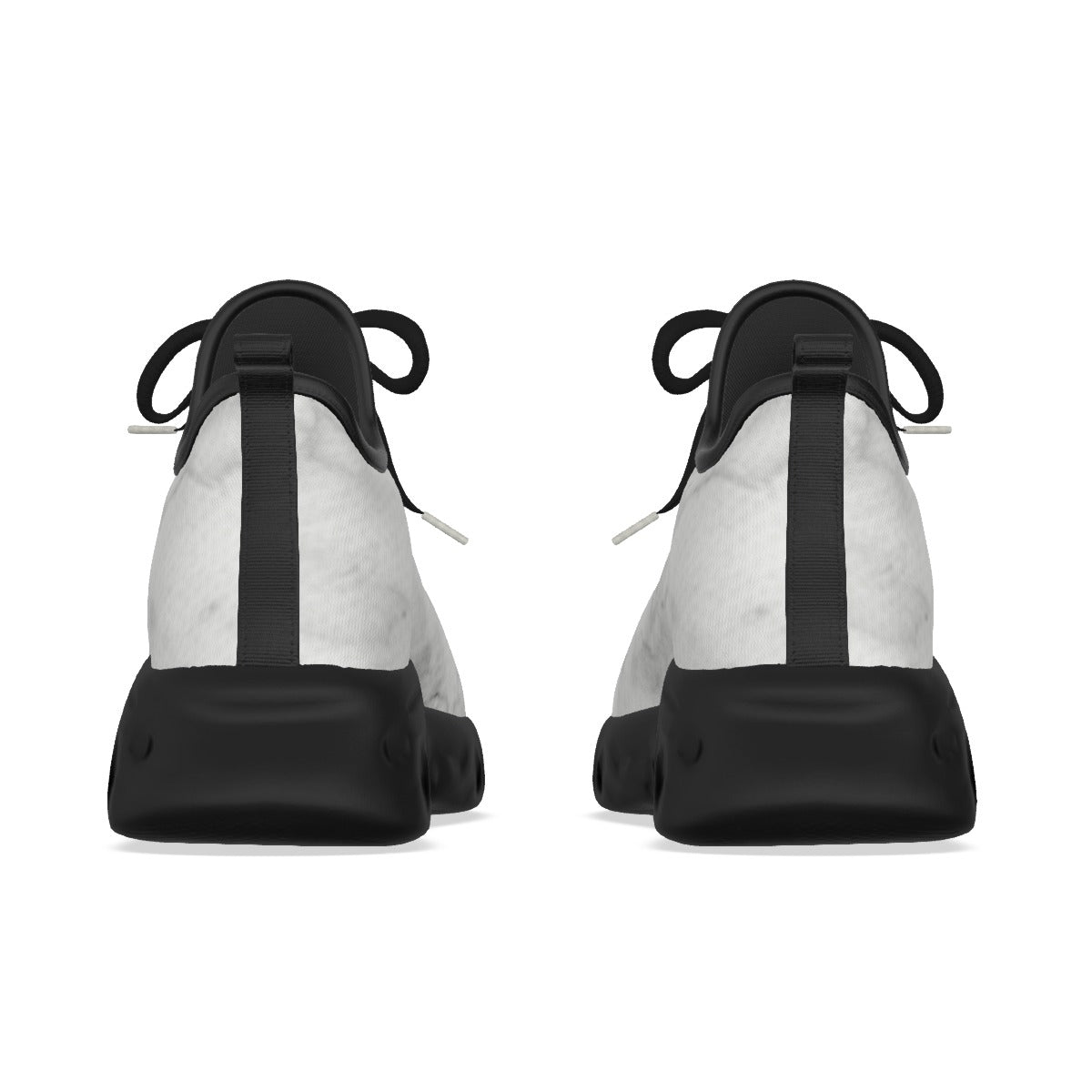 white and black Capy shoes