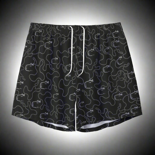 Black and White Capy Shorts