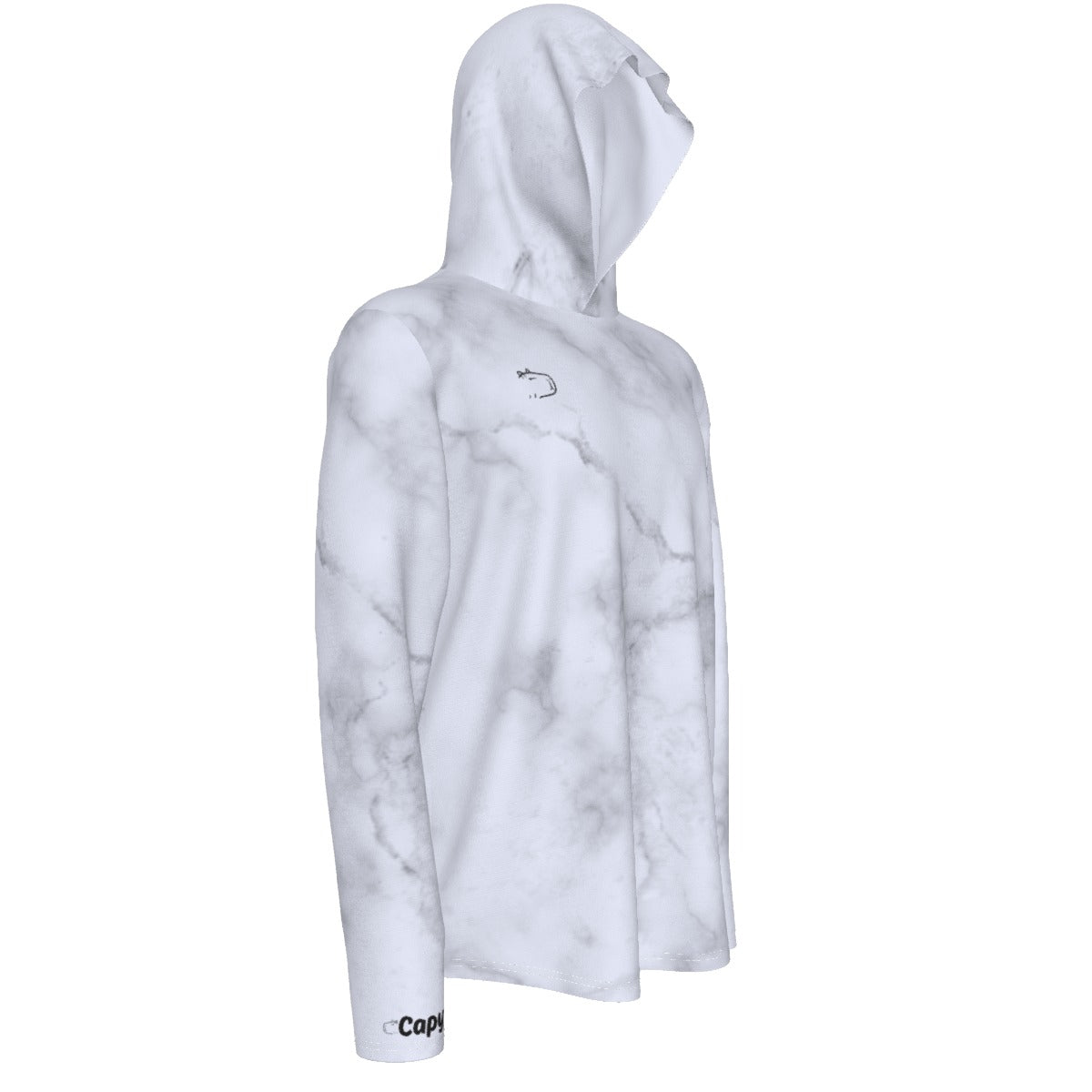 White Capy light hoodie