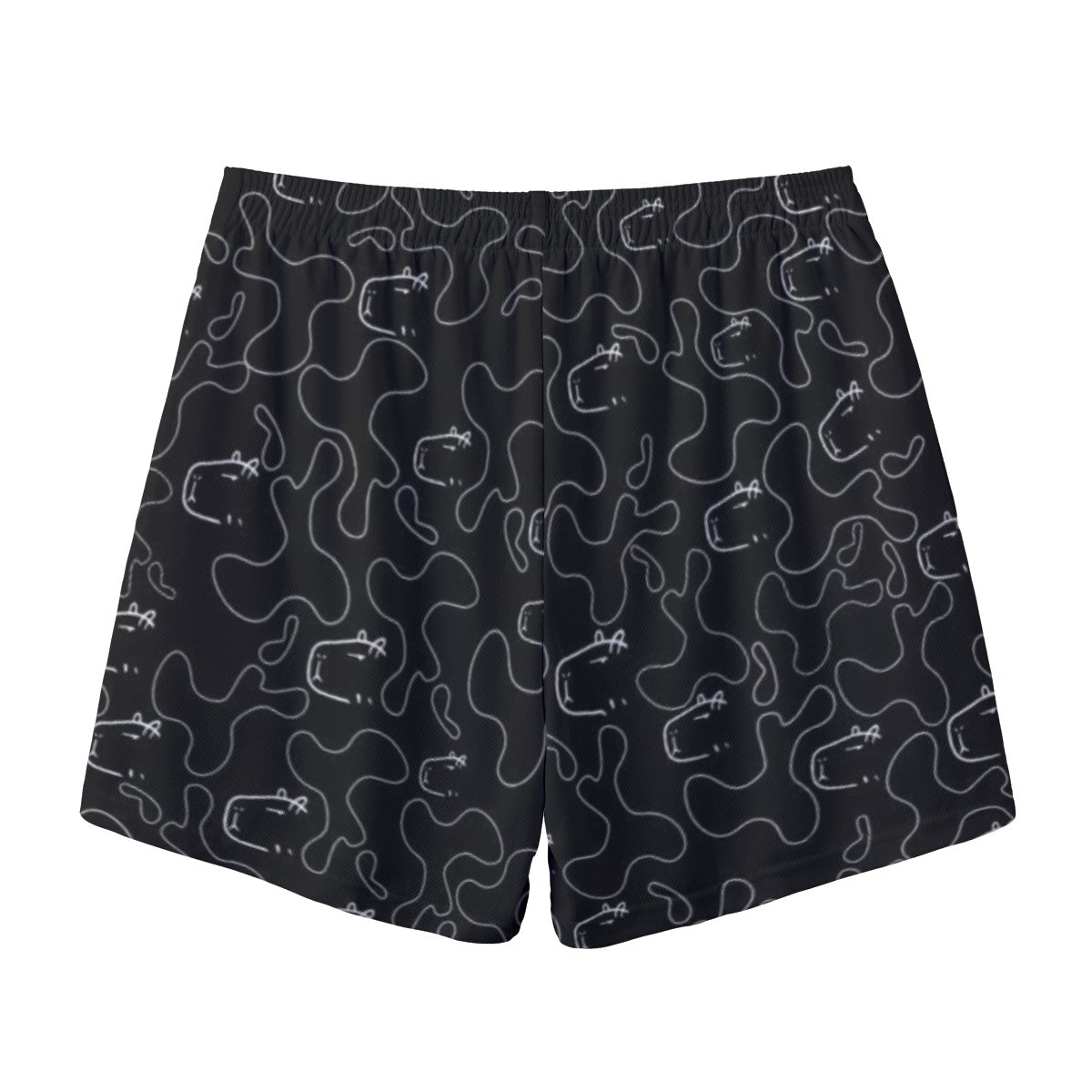 Black and White Capy Shorts